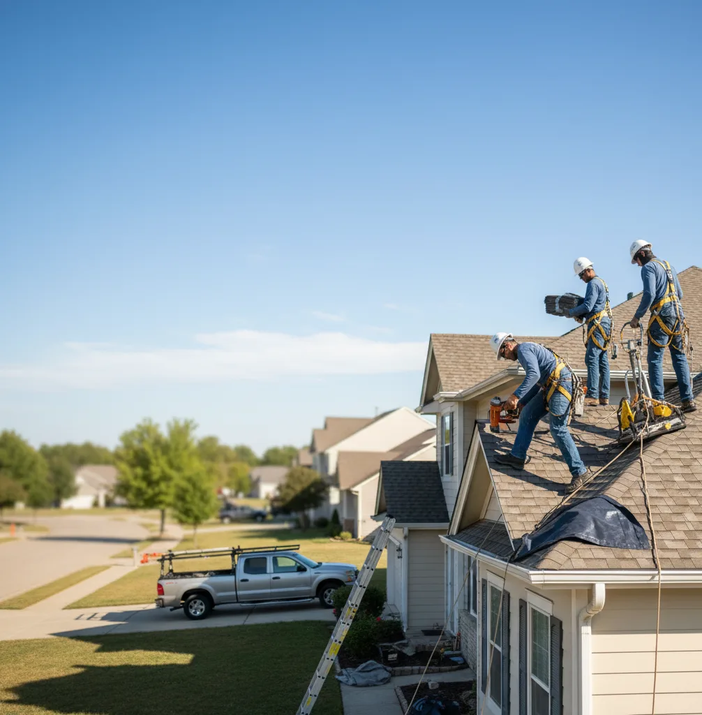 Roof Repair in Center Line